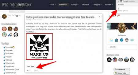 Ook alternatieve websites worden geknepen