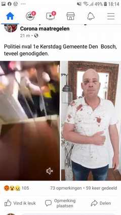 Pure machtsmisbruik tijdens lockdown