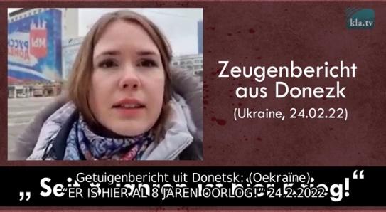 Getuigenbericht uit Donetsk: “Er is hier al 8 jaar oorlog!” – Nederlands ondertiteld