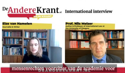 Nils Melzer over politiegeweld | De Andere Krant international interviews – Nederlands ondertiteld