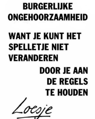 Het is tijd voor massale burgerlijke ongehoorzaamheid