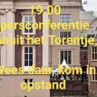 Persconferentie vanuit het Torentje
